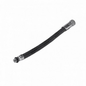 Flexibler anschluss für pumpen, länge: 50 mm, aus schwarzem aluminium - 1