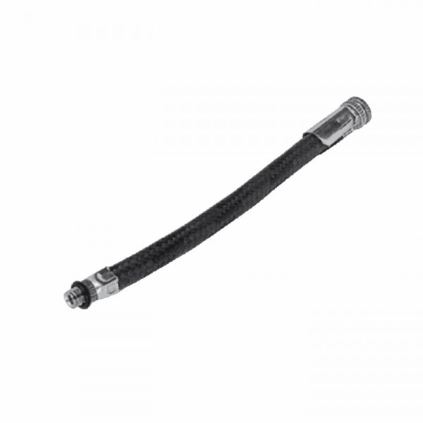 Raccord flexible pour pompes longueur : 50 mm en aluminium noir - 1