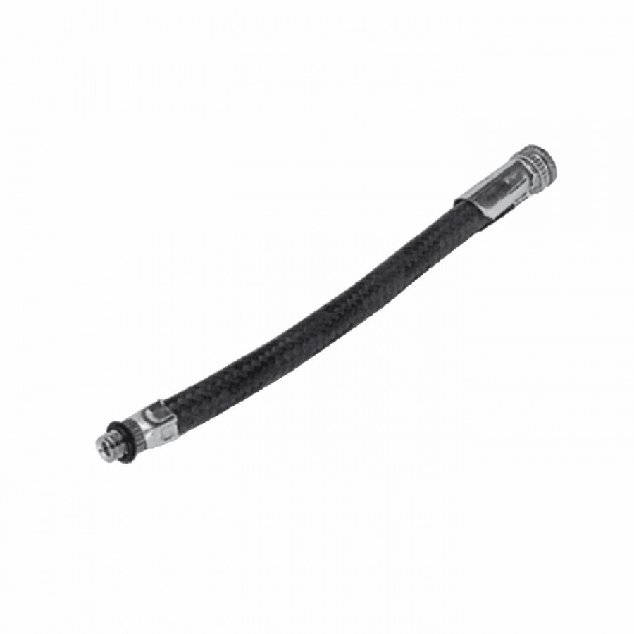 Flexible fitting for pumps length: 50mm in black aluminum - 1
