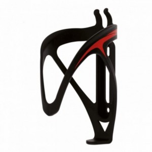 Fly bottle cage in black plastic with red insert - 1