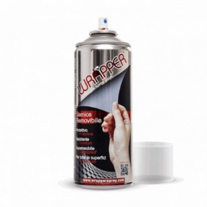 Abnehmbare farbdose wrapper transparent glossy 400 ml - 1