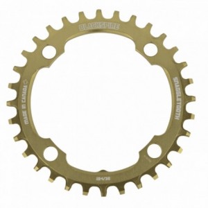 Snaggletooth chainring 104 / 30t 104bcd gold color - 1