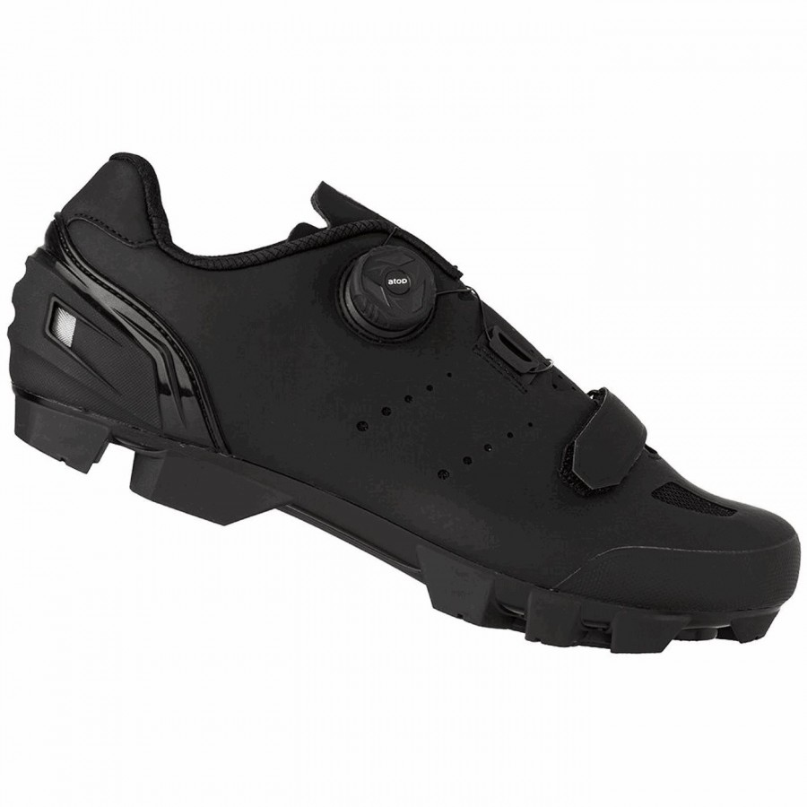 Mtb shoes m610 unisex black - nylon sole and atop closure size 46 - 1