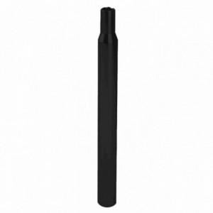Tija de sillín recta de 27,2 mm x 300 mm en acero negro - 1