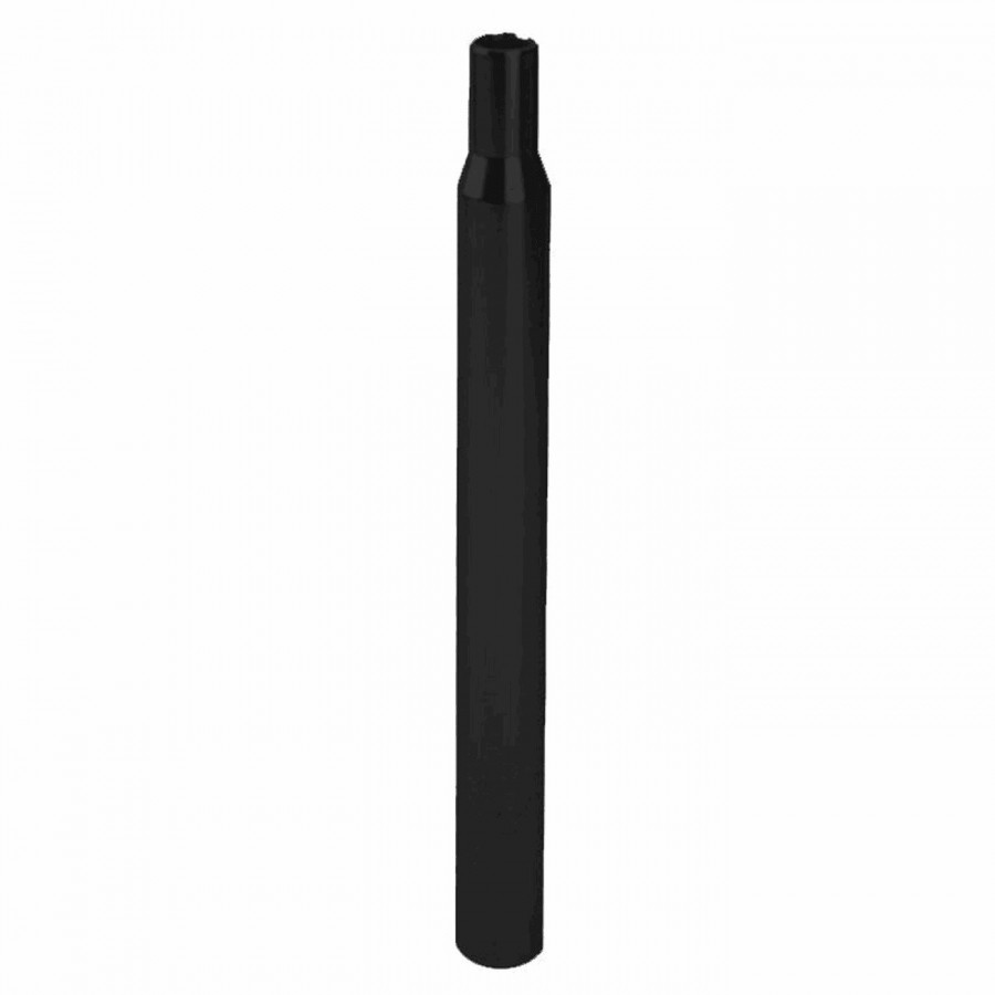 Tija de sillín recta de 27,2 mm x 300 mm en acero negro - 1