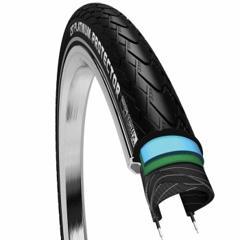 Pneu de 28 pouces 700x45 (47-622) platinum prote c1920 ebike rigide - 1