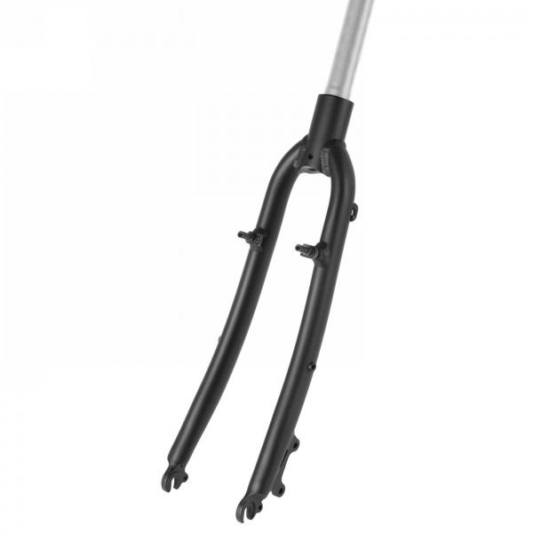 Trekking fork 28', with long fork crown (as a replacement for suspension forks), 1.1/8', aluminium, 280 mm, ahead-type, with for