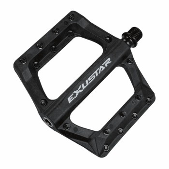 Pedal e-pb569 mtb 117x116mm en termoplástico negro - conexión flat - 1