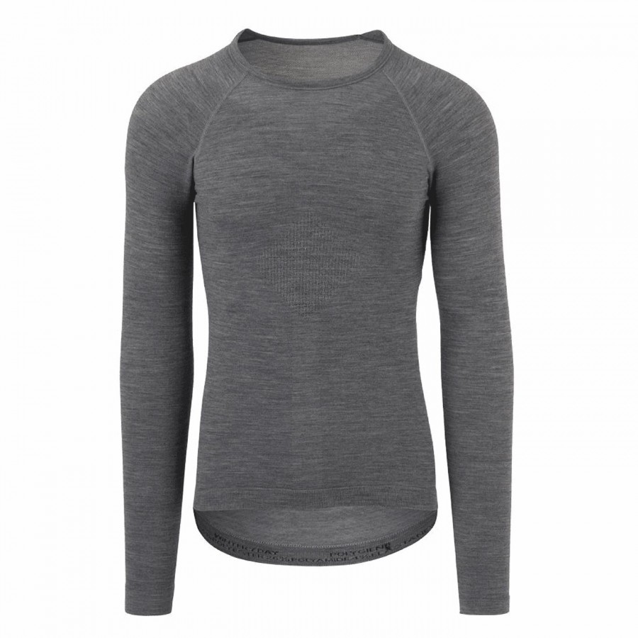 Camiseta interior invierno merino largo gris 2021 talla xs - 1