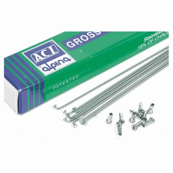 Raggi zincati aci 282 x 2mm con nippli - 1 - Raggi - 8054720120069