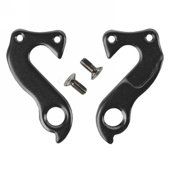 Patilla de cambio para cuadro alu-mtb n. 660050-94, anodizado negro, con 2 tornillos, también adecuado para khs sixfifty 300, kh