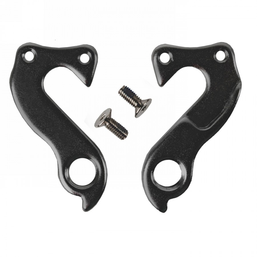 Rear derailleur hanger for alu-mtb frame no. 660050-94, anodized black, with 2 screws, also suitable for khs sixfifty 300, khs -