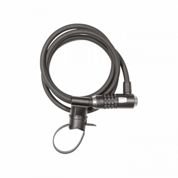 Kryptoflex combo 12mm spiral lock with key - 1