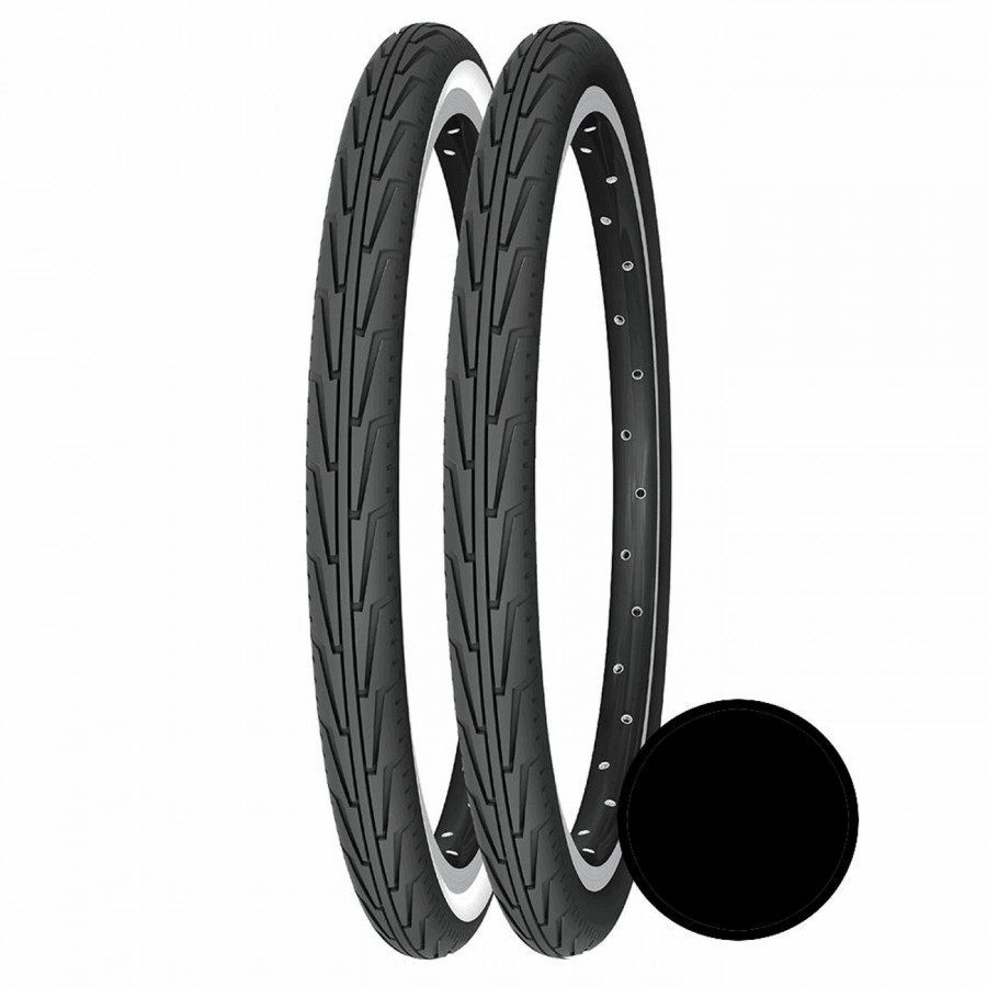 Road city junior pneu 20x1.75 tube type noir - 1