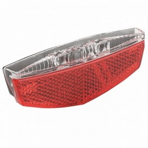 Bright rear light for e-bike with 2 red leds - 1