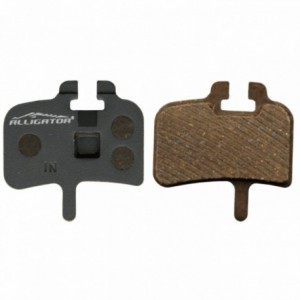 Paar semi metallic alligator pads mit federn, kompatibel mit hayes-promax - 1