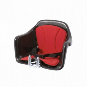 Front seat milu 'black with red cushion - foot protection included - 1
