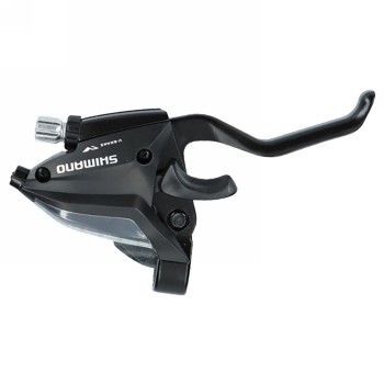 Combined lever, shimano st-ef500-7r, right 7-speed 2050mm ez-fire plus, alloy 2f, for V-brake, black version, oem - 1