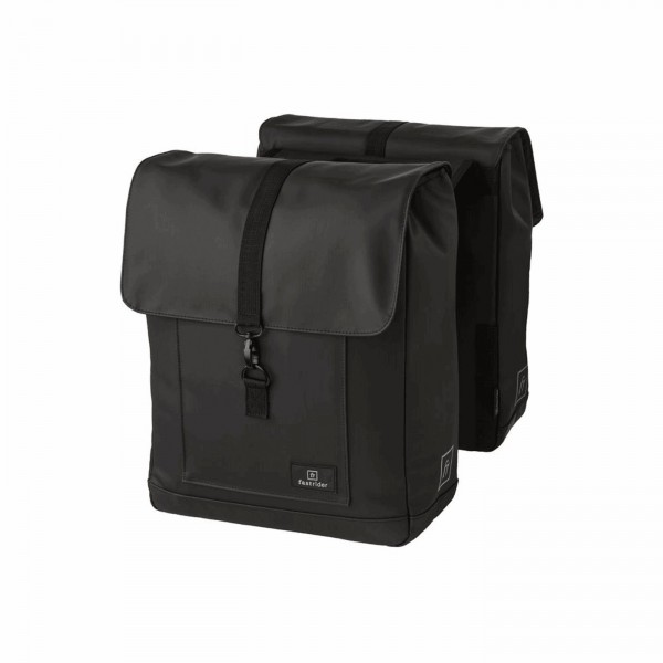 Alforja jaxx ii 13x36x30cm doble bolsillo negro 14lt - 1