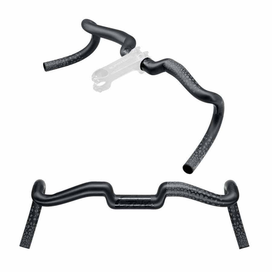 Gera handlebar with/without dcr 31,7mm x 480mm eos carbon pob - 1