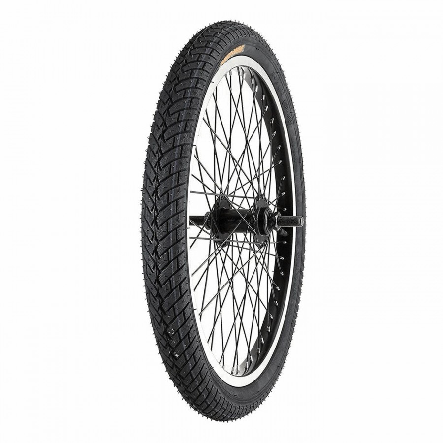 Pneu devil h-537 20x1.95 27tpi tubetype rigide noir pour bmx - 1