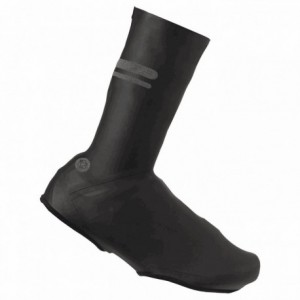 Waterproof overshoes in black latex size l - 1