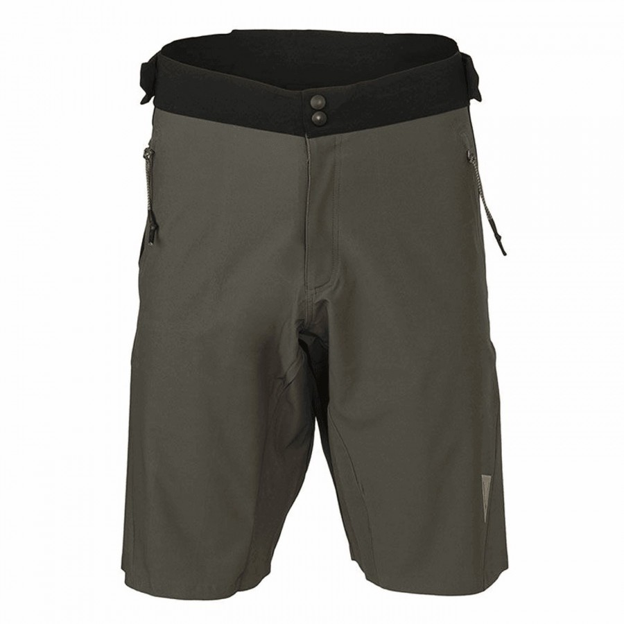 Pantalones cortos mtb venture hombre verde militar talla m - 1