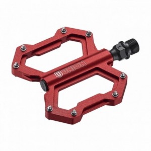 Pair of pedals for freeride sp1210 red aluminum body - 1