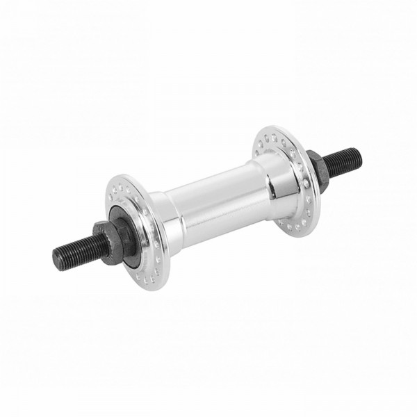 Front hub 36f. silver 3/8 pin on bearings - 1