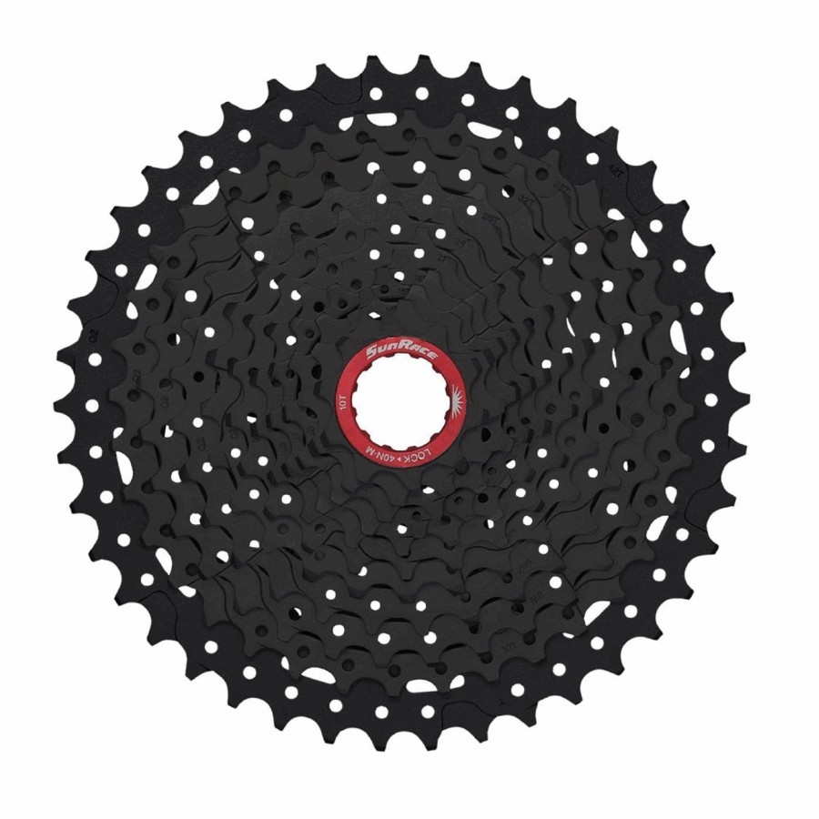 Cassette mtb 11v x 10/42 dientes en aluminio negro - cuerpo sram - 1