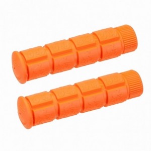 Orange single speed v-grip grips - 1