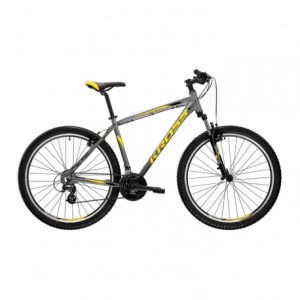 Mtb hexagon 2.0 uomo 27,5" nero/giallo/grigio 7v taglia l - 1 - Mountain bike - 5902262039567