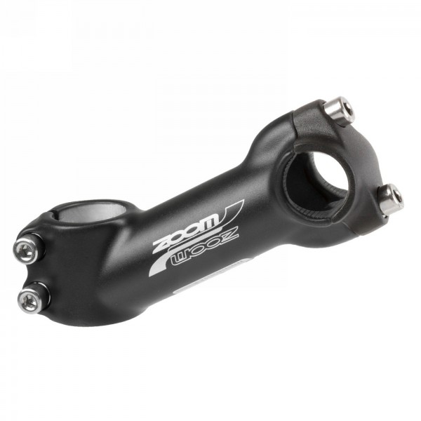 Ahead stem, zoom, 1.1/8' (28.6mm), 110 mm, 25°, aluminium, black with black clamp 25.4 mm, mv - 1