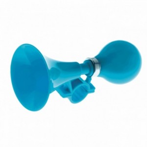 Trompeta de plástico azul para bicicletas - 1