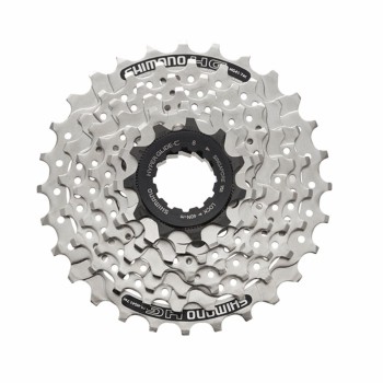 Acera hg41 8s x 11/32 silver teeth mtb cassette - 1