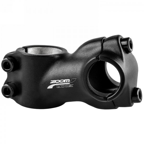 Ahead stem, zoom, 1.1/8' (28.6mm), 60 mm, 15°, aluminium, black with black clamp 25.4 mm, mv - 1