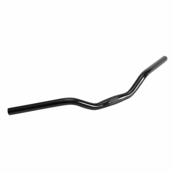 Guidon city/sport 25,4mm x 580mm en aluminium noir - 1