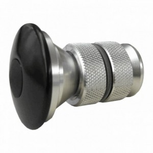 Black carbon fork tie rod cap 1-1/8 - height: 18mm - 1