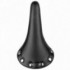Fixed black eco-leather saddle with studs without clamp - 2