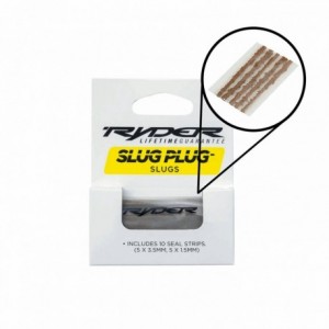 Refill of mastic strips for slug plug (5pcs 3,5mm + 5pcs 1,5mm) - 1