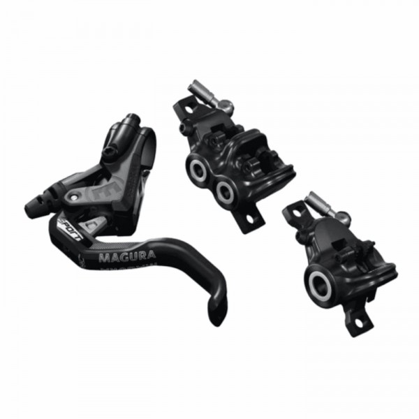 Mt trail sport, 1-finger hc hebel, rechts/links, linienlänge 2.000 mm/1.000 mm, satz bestehend aus zwei bremsen pro vorderrad 4 