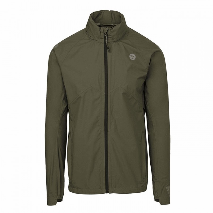 Kompakte regenjacke venture unisex militärgrün größe m - 1