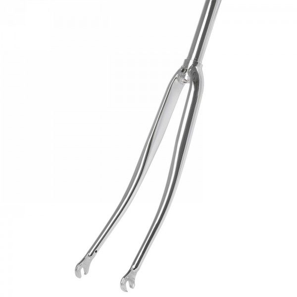 Road fork, made of cr-mo, 1', cone 26.4 mm, 240/130 mm, forged dropouts, tig-welded, chrome-plated - 1