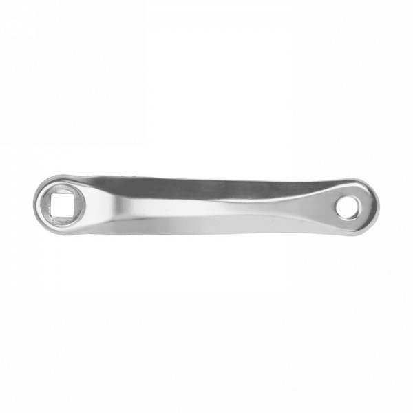 Crank left 170mm aluminum quad pin silver folded - 1