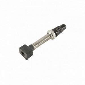 Valvola tubeless lunghezza: 35mm in acciaio base rettangolare argento - 1 - Valvole - 8005586227126