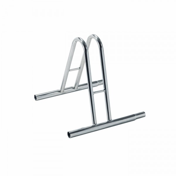 Single modular rack 38x38x37cm in galvanized steel silver - 1