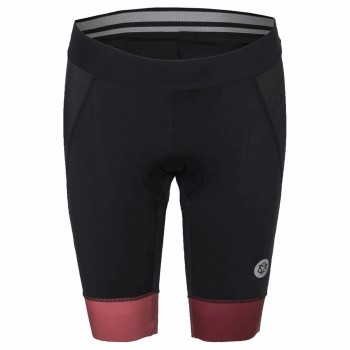 Latzhose ii short essential prime woman schwarz/lachsrosa größe s - 1