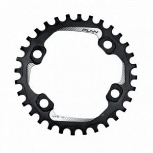 Chainring solo 96 34 teeth in aluminum 7075 cnc black - bcd 96mm - 1