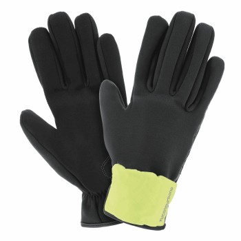 Guantes urbanos roadster negro-amarillo fluo talla ml - 1