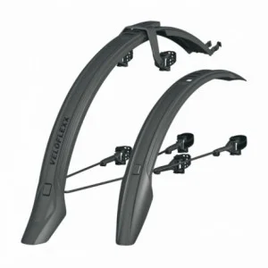 Veloflexx 55 front and rear mudguard kit for 26-28 "wheels black - 1